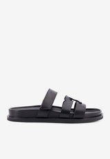 Tory Burch Ines Leather Flat Sandals Black 161636006_Dustyalmond_40005171