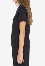 Dolce & Gabbana Logo Print T-shirt Black F8N08Z-GDDBF-N0000