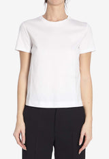 Max Mara Nerina Embroidered T-shirt White 2511971018600-13072-001