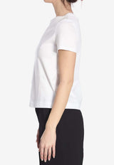 Max Mara Nerina Embroidered T-shirt White 2511971018600-13072-001