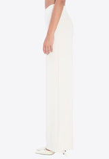 Max Mara Nigeria Wool Knit Pants White 2521336011600-12022-001