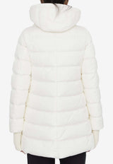 Herno A-shaped Puffer Jacket White PI0660D-12004Z-1000