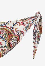 Paisley Print Halterneck Bikini
