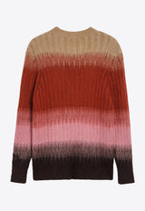 Fendi Mohair Wool Degrade Sweater Multicolor FZXE17AYLT/R_FENDI-F1TIN