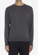 John Smedley Lundy Wool Sweater Gray LUNDY--CHARCOL