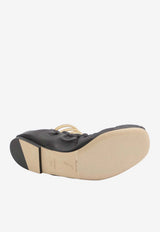 Rene Caovilla Juniper Nappa Leather Ballet Flats Black C12186010-NA01-V017