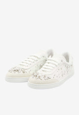 Dolce & Gabbana Saint Tropez Crystal-Embellished Sneakers White CK2379-AX251-8S169
