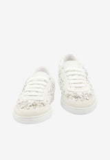 Dolce & Gabbana Saint Tropez Crystal-Embellished Sneakers White CK2379-AX251-8S169