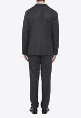 Tagliatore Single-Breasted Wool and Silk Suit Gray 2SMC22K01-520038-S1227