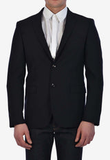 Tonello Wool Single-Breasted Jacket Navy 01G231Y-3074U-600