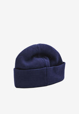 Valentino Chez Valentino Wool Knit Beanie Blue 7Y2HB02R-FZL-AEW