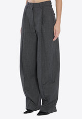 TheLatest Cara Wide-Leg Tailored Pants Gray 3116W0218-ABTP-T0012