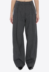 TheLatest Cara Wide-Leg Tailored Pants Gray 3116W0218-ABTP-T0012