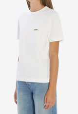 Jacquemus Gros Grain Slim T-shirt White TSW00550A-J00029-100