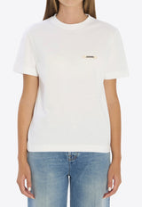 Jacquemus Gros Grain Slim T-shirt White TSW00550A-J00029-100