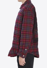 Off-White Spray Arrow Padded Check Jacket Multicolor OMES01AF25-FAB002-2810