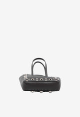 Valentino Mini Nellcote Suede Tote Bag Brown 7W2B0R89-TAA-RCB