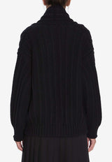 Dolce & Gabbana Knitted Wool Cardigan Black FXVCWT-JCVZ2-N0000