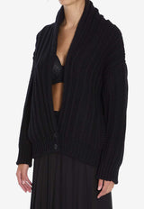 Dolce & Gabbana Knitted Wool Cardigan Black FXVCWT-JCVZ2-N0000