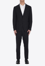 Tagliatore Single-Breasted Wool and Silk Suit Midnight Blue A-DAKAR22K11-520060-B3187