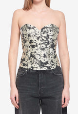 Stella McCartney Floral Bustier Top  Multicolor 20382-.-