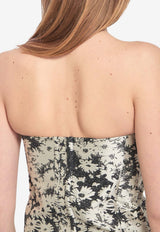 Stella McCartney Floral Bustier Top  Multicolor 20382-.-