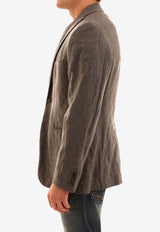 Tonello Wool-Blend Single-Breasted  Jacket Gray 82363--