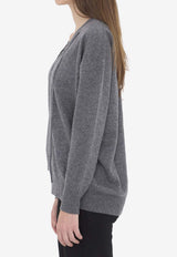 Lisa Yang Erna V-neck Sweater  Gray 2024282--GR