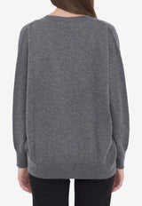 Lisa Yang Erna V-neck Sweater  Gray 2024282--GR