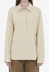 The Row Margan Long-Sleeved Shirt Sand 10303-W4075-SAN