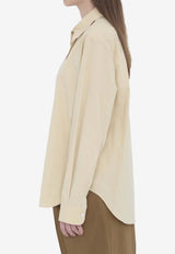 The Row Margan Long-Sleeved Shirt Sand 10303-W4075-SAN