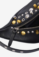 Valentino Nellcote Leather Belt Bag Black 7Y2B0R39-MJL-0NO