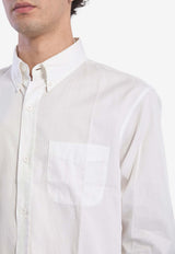 Band of Outsiders Formal Buttoned Shirt  White 88205--