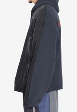 Balenciaga Oversized Faded Jacket   Black 850703-TTW67-1037