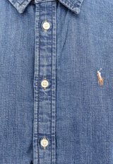 Polo Ralph Lauren  Long-Sleeved Denim Shirt Blue 710548539001_Denim_48136815
