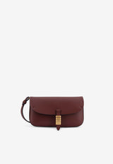 PINKO Medium Flat Saddle Crossbody Bag Burgundy 105349A1ZXR49Q_Burgundywine_44130381