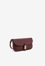 PINKO Medium Flat Saddle Crossbody Bag Burgundy 105349A1ZXR49Q_Burgundywine_44130381