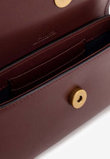 PINKO Medium Flat Saddle Crossbody Bag Burgundy 105349A1ZXR49Q_Burgundywine_44130381