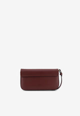 PINKO Medium Flat Saddle Crossbody Bag Burgundy 105349A1ZXR49Q_Burgundywine_44130381