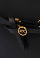 PINKO Small Belted Shoulder Bag Black 106177A0QOZ99Q_Black_44130546
