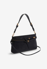 PINKO Medium Belted Shoulder Bag Black 106176A0QOZ99Q_Black_44129995