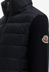 Moncler Kids Boys Logo Patch Zip-Up Jacket Blue 9B00005-KM1122742_0263cc42-0417-4ac6-aaf7-3429f726b4c6