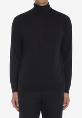 John Smedley Cherwell High-Neck Sweater Black CHERWELL--BLACK