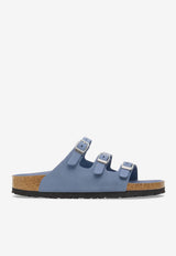 Birkenstock Florida Nubuck Leather Sandals Blue 1030380_BLUE