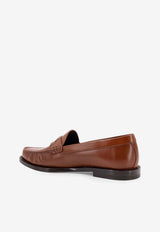 Celine Perforated Leather Loafers Brown 361083602C_04LU_Brown_51812973