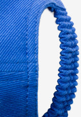 Miu Miu Drill Logo Baseball Cap Blue 5HC3692CWC_F0IX2