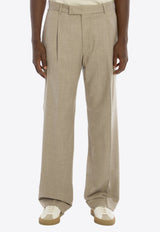 PT Torino Edge Straight-Leg Pants Beige COAFX5ZA0FWD-FN12-0060