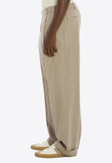 PT Torino Edge Straight-Leg Pants Beige COAFX5ZA0FWD-FN12-0060