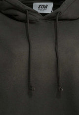 Golden Goose DB STAR Print Vintage Hooded Sweatshirt Black GWP02699P00251360666_CHARCOAL_41114740