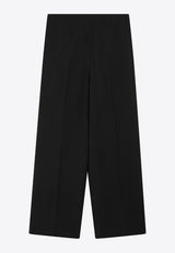 Fendi Wide-Leg Tailored Pants Black FR6655AQ3H/R_FENDI-F0GME